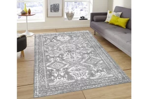 روفرشی مخمل طوسی با بافت نرم مناسب زیباسازی خانه